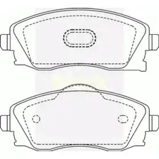 Тормозные колодки дисковые передняя ось BRECK 23225 00 702 10