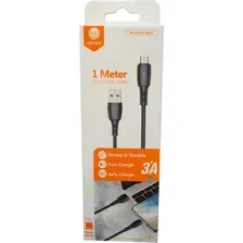 Кабель VIPFAN X05 USB-MicroUSB 3A 1 м (черный)