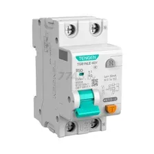 Дифференциальный автомат TENGEN TGB1NLE-63Y 1P+N 50A B 30мА тип AC (TEN312117)