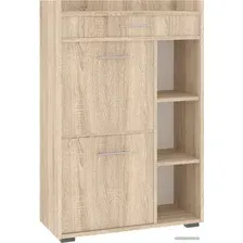 Тумба для обуви Кортекс-мебель Лара ТП4 км.02425 (дуб сонома)