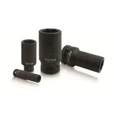 Головка ударная 1/2" 18 мм 6 граней глубокая TOPTUL (KABE1618)