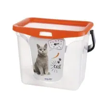 Емкость для корма животных Berossi АС37540000, мандарин, 6 л