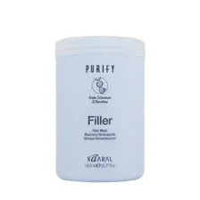 Маска для придания плотности волосам с кератином и гиалуроновой кислотой FILLER KAARAL PURIFY, 1000 мл