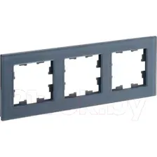 Рамка для выключателей и розеток IEK Brite BR-M32-G-31-K35 (маренго матовый)