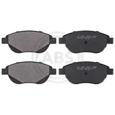 Тормозные колодки дисковые передняя ось A.B.S. 37885