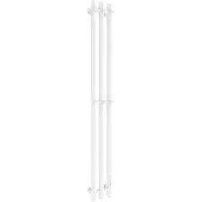 Полотенцесушитель электрический Маргроид Ferrum Inaro СНШ 120x6 6 крючков (белый мат, таймер справа)