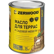 Масло ZERWOOD MDT для террас тик 0,75 кг