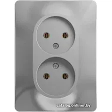 Розетка Schneider Electric Glossa GSL000320 (алюминий)