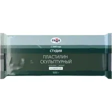 Пластилин скульптурный Гамма Студия 2.80.Е100.003 (1 кг, оливковый, твердый)