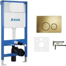 Инсталляция для унитаза Axus 011D с кнопкой 097IG