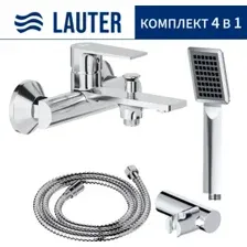 Смеситель Lauter Reef 21CK6678C + 21СКFG80101C + 21S00103 + 21CKFS90120