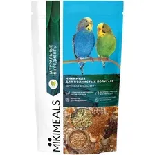 MIKIMEALS Корм для волнистых попугаев 800 г