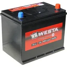 Автомобильный аккумулятор Westa Asia JIS 6СТ-75 VLR Euro СTA00024 (75 А·ч)