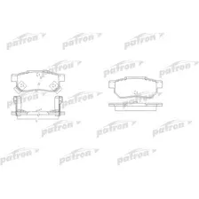 Колодки тормозные дисковые задн HONDA CIVIC IV 91-95 CIVIC IV Fastback 94-97 CIVIC IV Hatchback 91-95 CIVIC IV купе 94-96 C PATRON PBP621