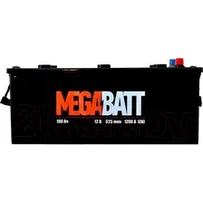 Автомобильный аккумулятор Mega Batt 1200A CCA L+ конус / 6СТ-190 NR (190 А/ч)