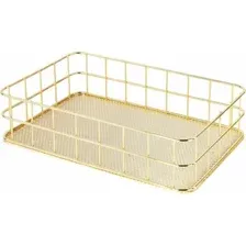 Домашний органайзер для косметики Monte Vita Корзинка 272481 (золотой)