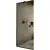 Душевая стенка MaybahGlass 79x195 MGD-697-6у (бронзовое матовое стекло/черный)