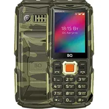 Кнопочный телефон BQ BQ-2410L Tank Power 4G (золотистый камуфляж)