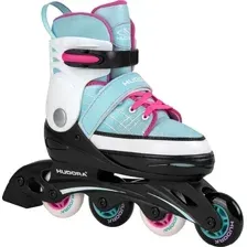 Роликовые коньки Hudora Basic (р. 30-33, мятный/розовый)