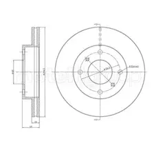 Тормозной диск METELLI 23-0249C