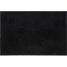 Придверный коврик Vortex Следы 40x60 22462 (черный)