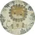 Коврик Merinos Izumrud F261-DAIRE-LIGHT-CREAM (1х1)