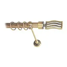 Карниз для штор Lm Decor Стайл 165 1р гладкий 25мм (антик, 2.8м)