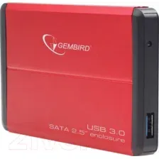 Бокс для жесткого диска Gembird EE2-U3S-2-R