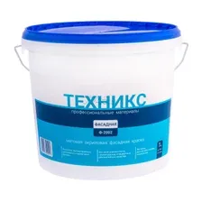 Краска акриловая ТЕХНИКС Ф-2002 P Фасад шоколад 7 кг