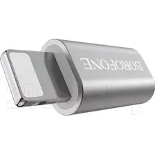 Адаптер Borofone BV5 Micro-Lightning / 90342 (серебристый)