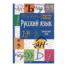 Справочник в таблицах. Русский язык. 7-11 классы