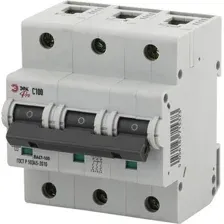 Выключатель автоматический ЭРА Pro NO-902-291 ВА47-100 3P Б0048881