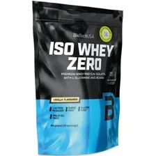 Протеин сывороточный (изолят) BioTech USA Iso Whey Zero (ваниль, 454г)