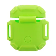 Противоударный силиконовый Rumi чехол для Apple AirPods 1/2 (салатовый)