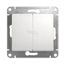 Выключатель Systeme Electric Glossa GSL000151 (белый)