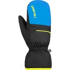 Варежки лыжные Reusch Alan Junior / 6361415-7002 (р-р 4.5, Mitten Blck/Bril Blu/Safety Yell)