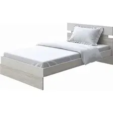 Кровать PROxSON Milton 90x200 (дуб шамони светлый 124/ясень шимо светлый)