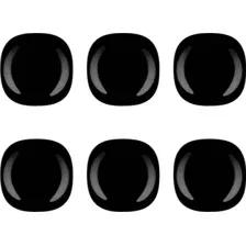 Набор тарелок Luminarc Carine Black L9816-ECOM (6шт)