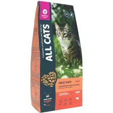 Сухой корм для кошек All Cats с говядиной и овощами (350г)