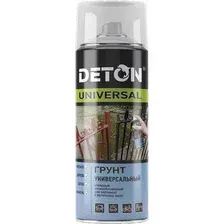 Грунт-эмаль Deton Universal Алкидная атмосферостойкая (520мл, светло-серый)