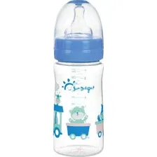 Бутылочка для кормления Sun Delight С широким горлышком / 31497 (260мл, синий)