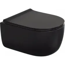 Унитаз подвесной Bocchi V-Tondo Rimless (черный матовый) 1417-004-0129+A0336-004