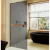 Душевая стенка MaybahGlass 99x195 MGD-1461-3ш (графитовое стекло/золото)
