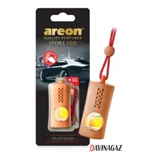 Аром. FRESCO SPORT LUX NEW Platinum бутылочка дерево AREON AREFGL03