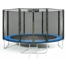Батут Atlas Sport 404 см (13ft) Basic с внешней сеткой синий