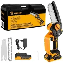 Пила цепная аккумуляторная DEKO DKCHS 20-6 PRO 083-2012