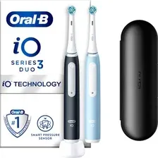 Комплект зубных щеток Oral-B iO Series 3 (черный/голубой)