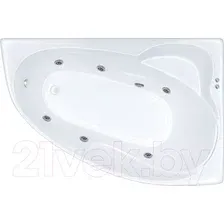 Ванна Triton Кайли 150x100 L Базовая Flat (с гидромассажем)