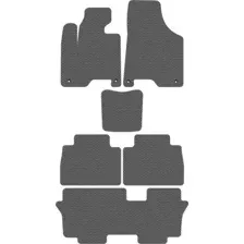 Комплект ковриков для авто Alicosta GAC GS8 I (suv / J2F5, J2F5B) 2016 - Н.В. +3 ряд (серый, ромб)