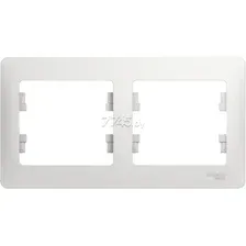 Рамка Schneider Electric Glossa GSL000102 (белый)